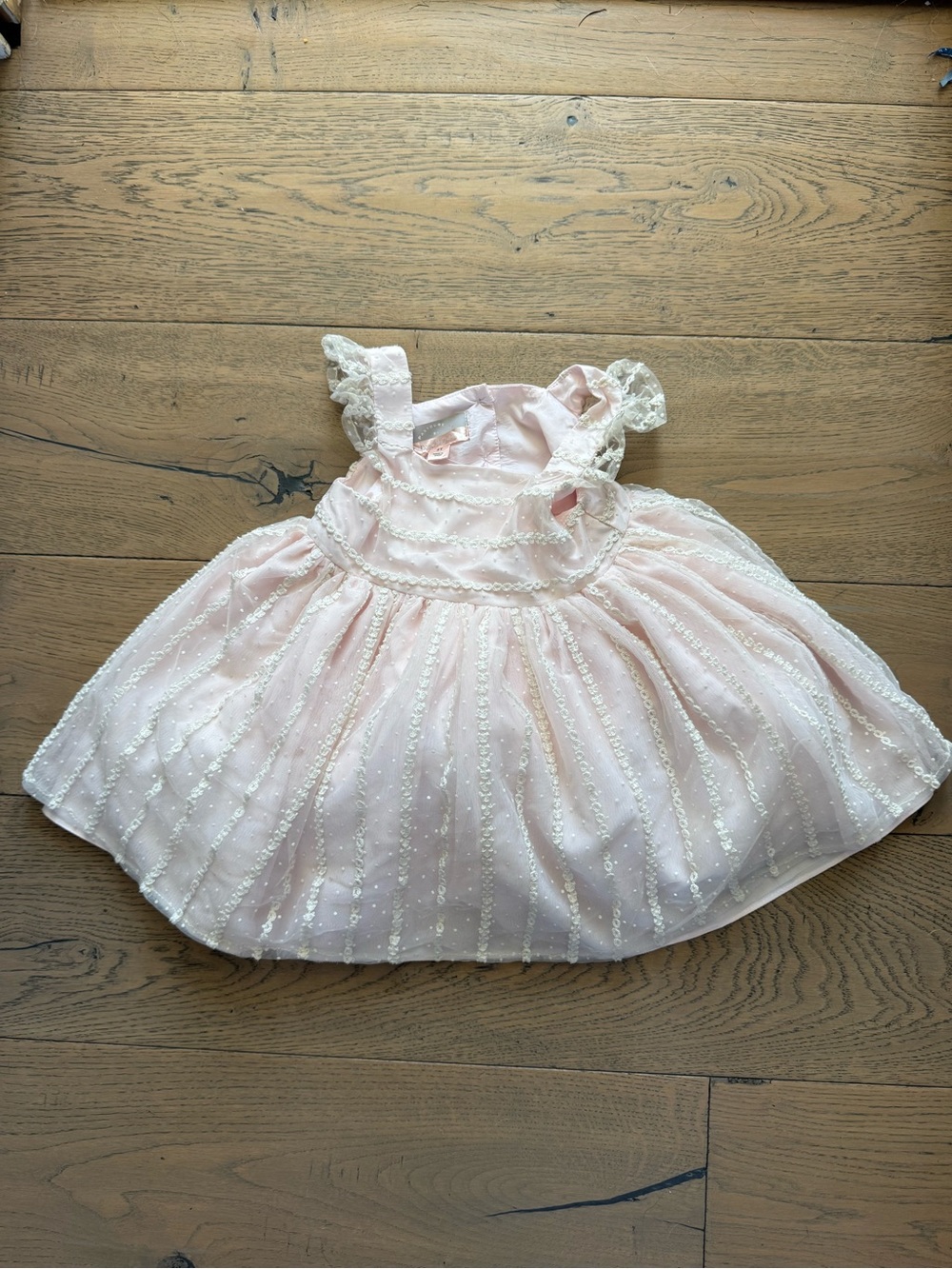 Pastourelle by Pippa & Julie Pink Tulle Lace Party Dress 2T